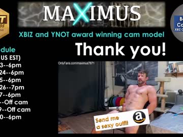 cam man porn maximus_787 image #1009207